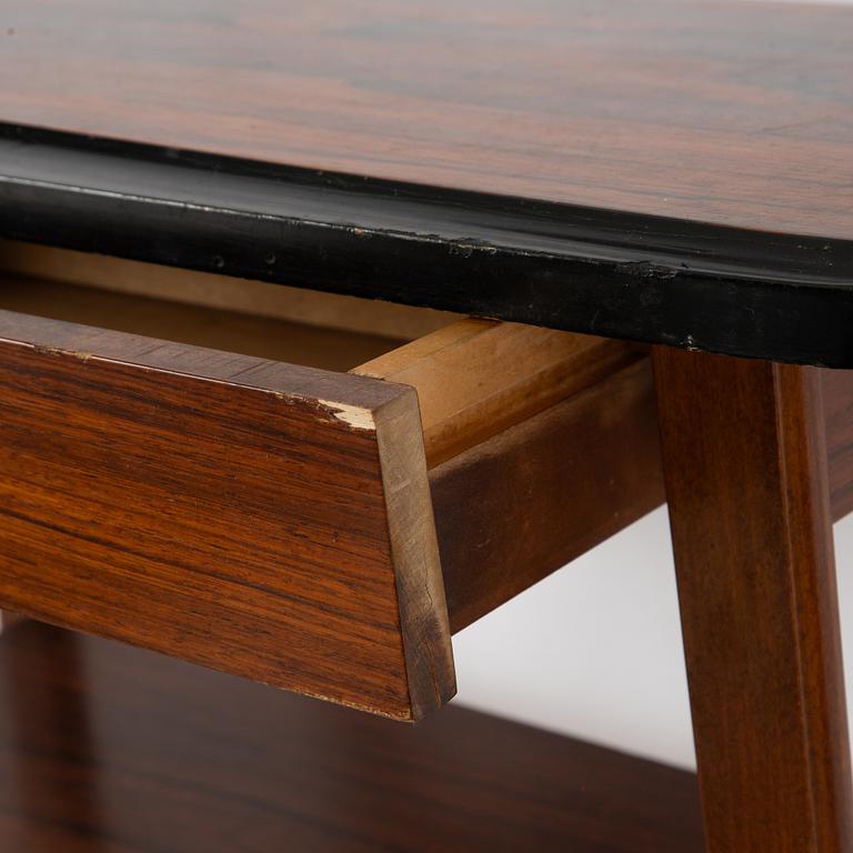 Hallmöbel, 2 delar, Glas & Trä, Hovmantorp, 1957.