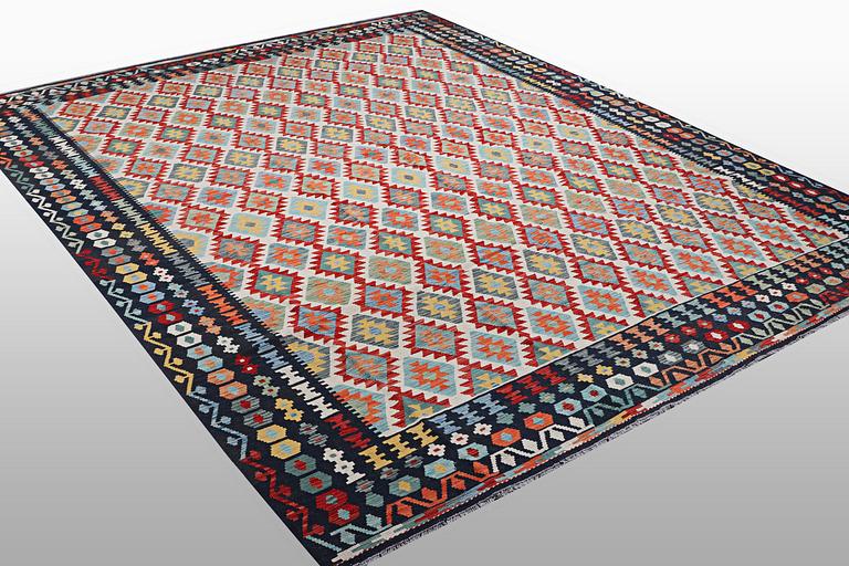 A carpet, Kilim, ca 398 x 316 cm.