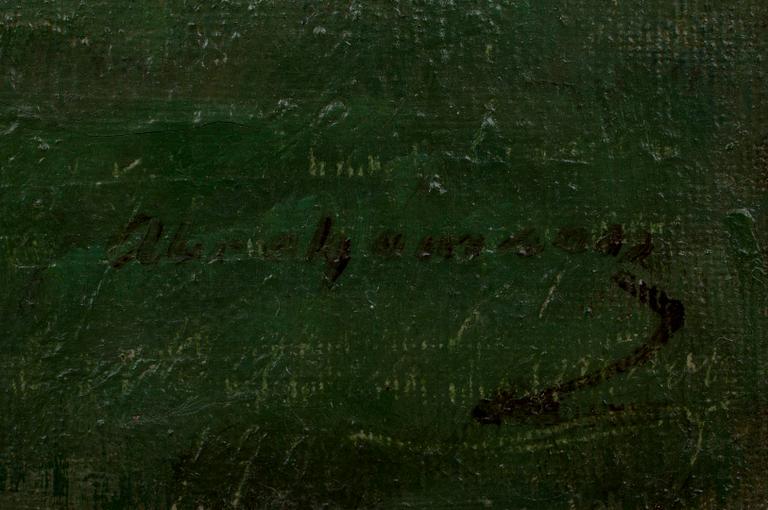 ERIK ABRAHAMSSON, olja på duk, signerad.