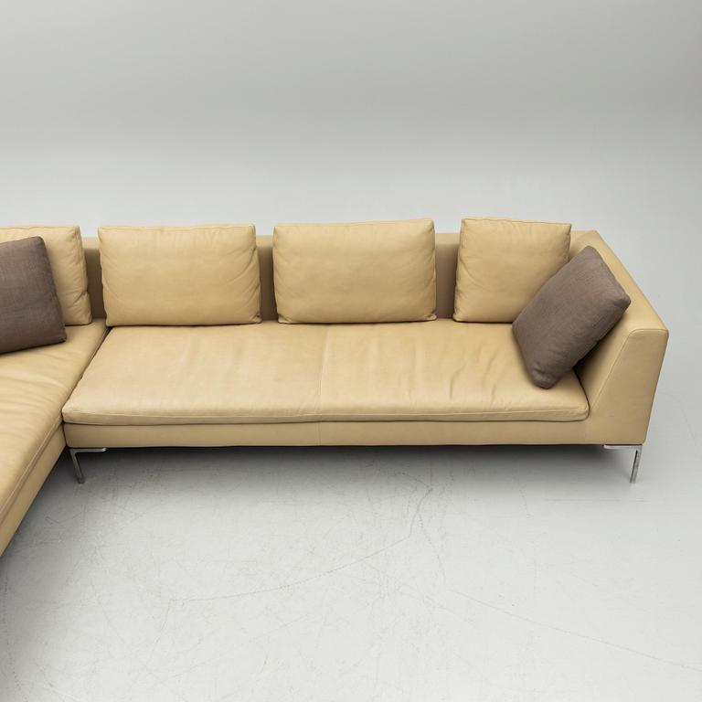 Antonio Citterio, hörnsoffa, 2 delar,"Charles", B&B Italia Maxalto.