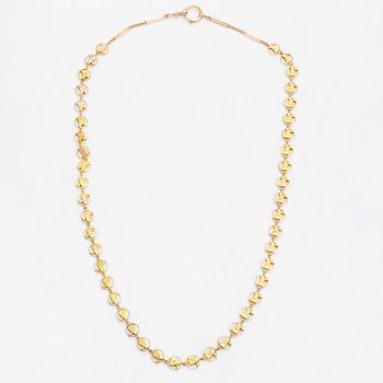 Klockkedja, 14K guld.