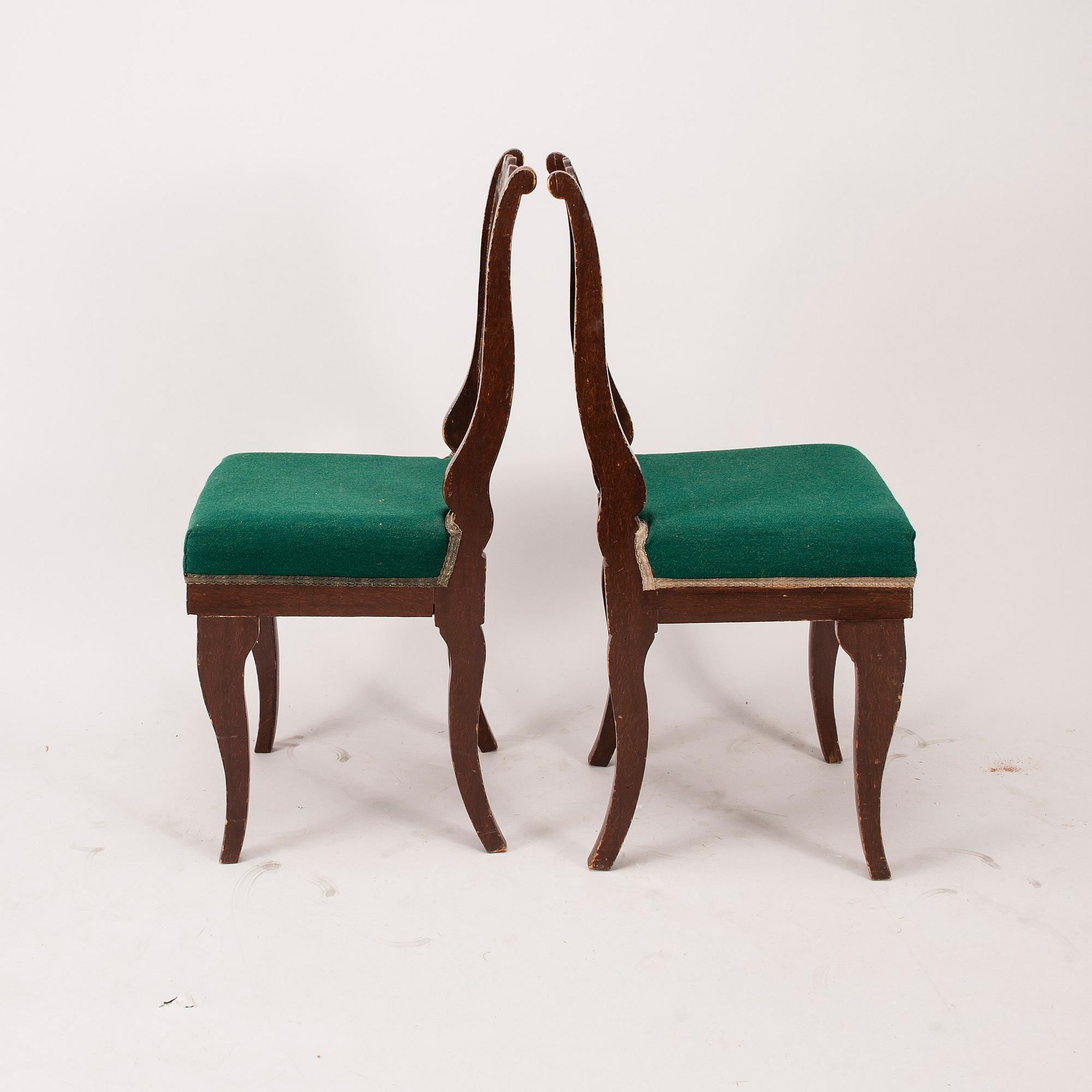 STOLAR, 4 st, biedermeierstil, ca 1900.