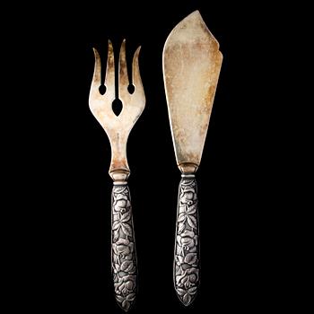 SERVERINGSBESTICK, silver, Finland, Åbo 1959, vikt 85 g.