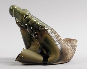 SKULPTUR, stengods. Bengt Berglund, Gustavsberg. 1960-tal.