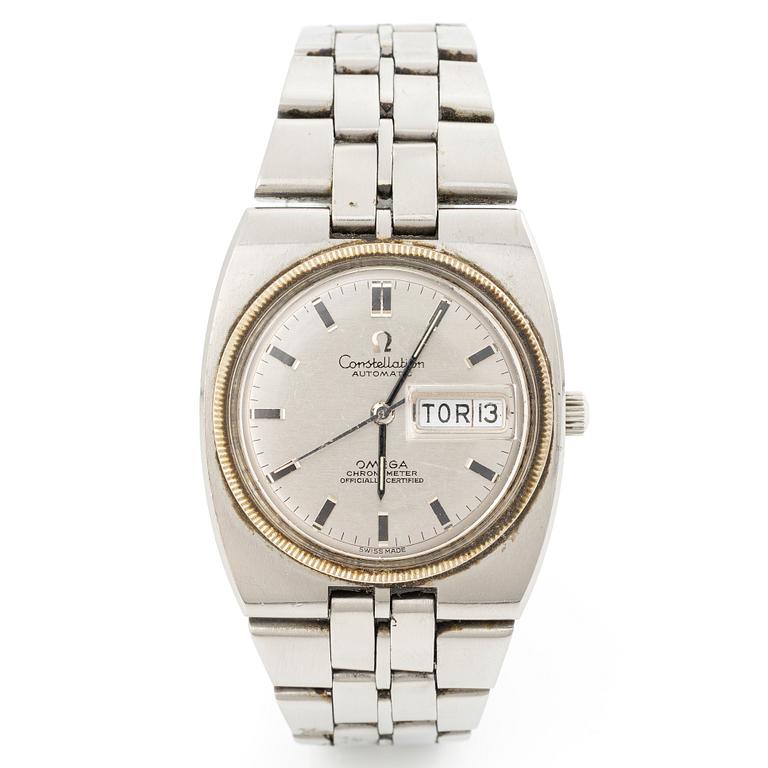 Omega, Constellation, Chronometer, wristwatch, 38 x 34 (41) mm.