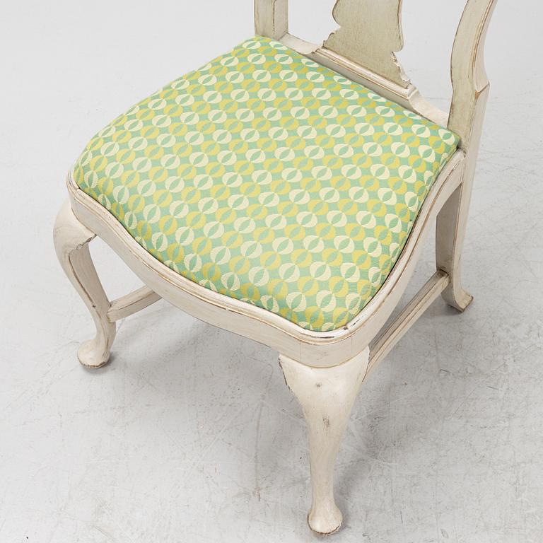 A set of six Rococo style chairs, first half of the 20th Century.