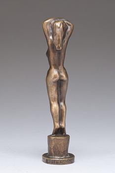 SIGGE BERGGREN, skulptur, brons, signerad.