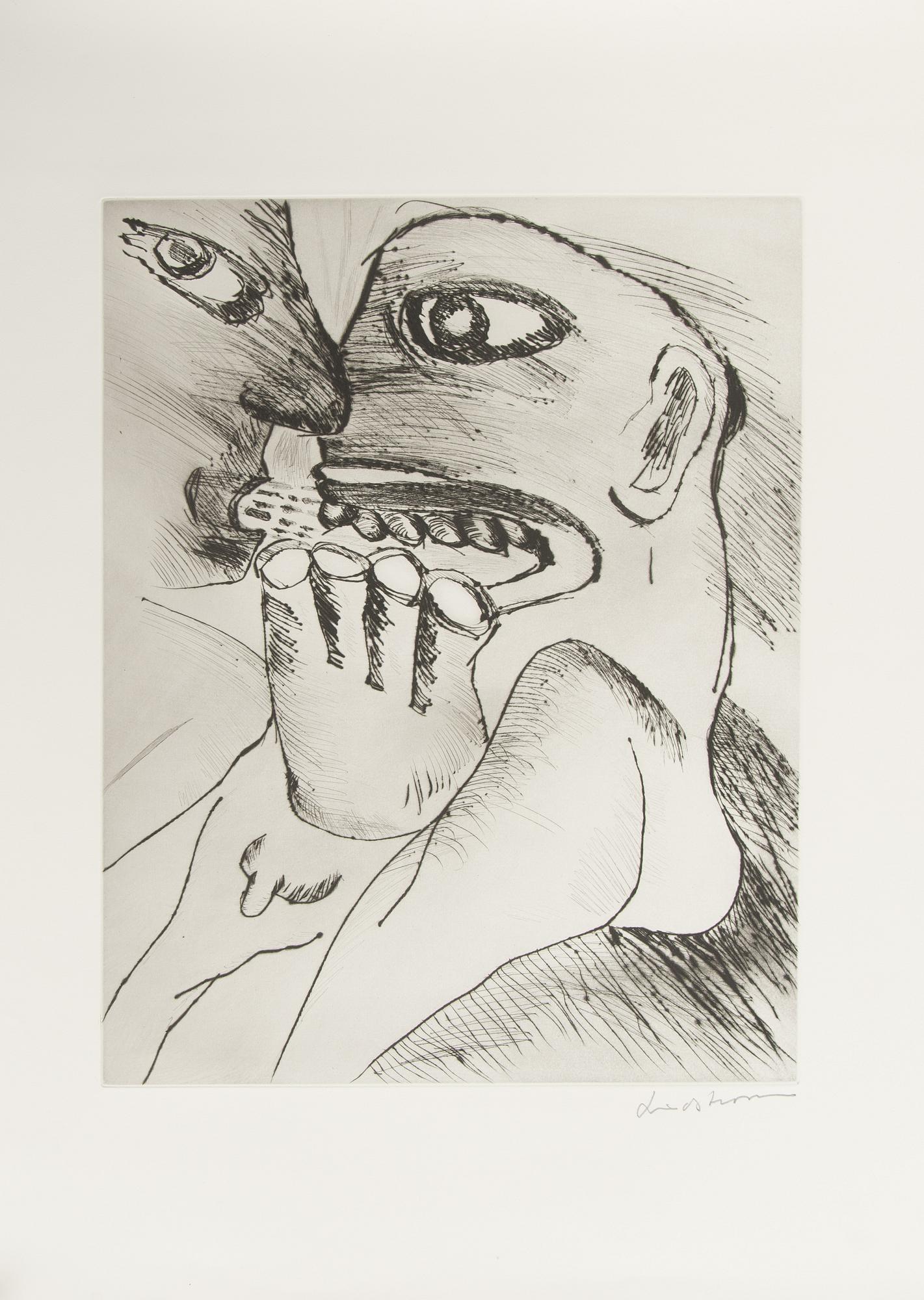 Bengt Lindström, "Les voix". From the series “Anges et Demons”.