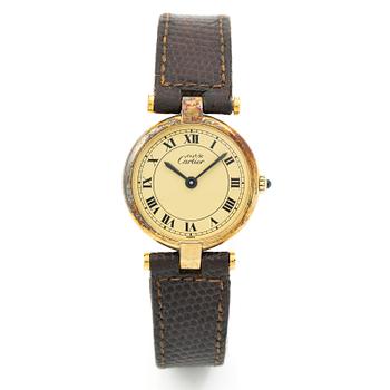 must de Cartier, Vendôme, wristwatch, 24 mm.