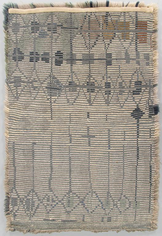 Heli Vuori-Soini,  a Finnish ryijy rug for Friends of Finnish Handicraft. Ca. 130 x 83 cm.