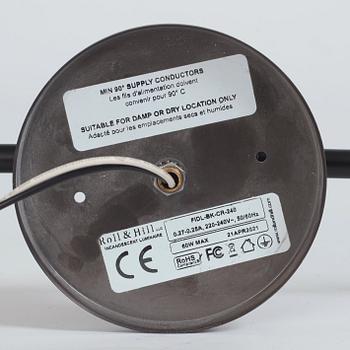 Jason Miller, a "Fiddlehead Cantilever", ceiling lamp, Roll & Hill, Brooklyn, USA, post 2010.