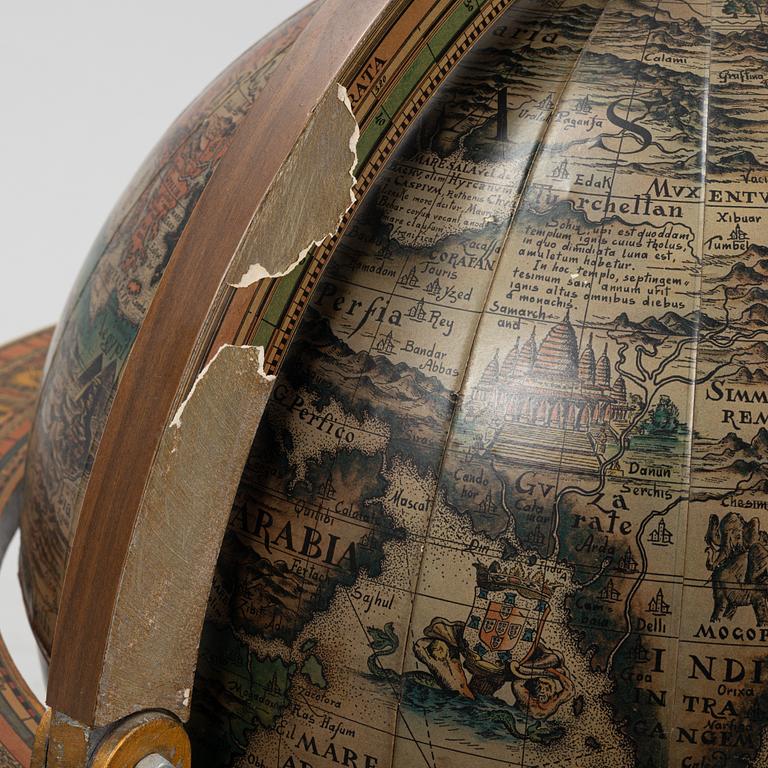A globe drinking cabinet, late 20th Century.