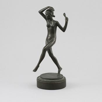 ARVID KNÖPPEL, skulptur, patinerad brons, signerad.