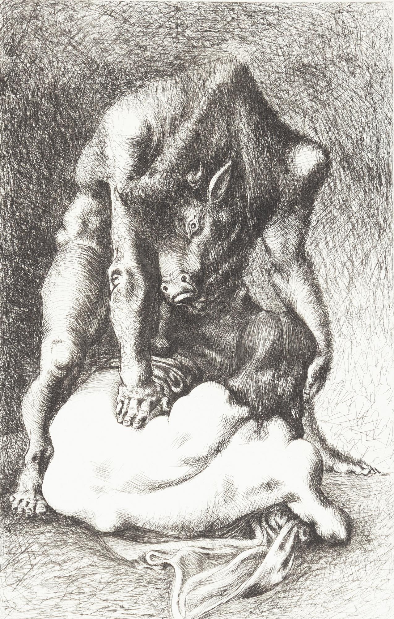 Michael Ayrton, "Minotaur", 2 pcs.