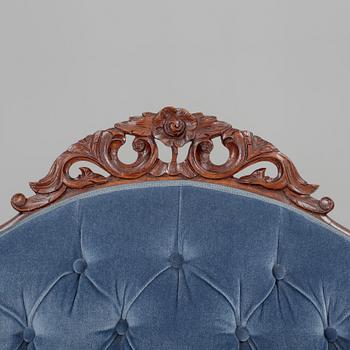 SALONGSMÖBLEMANG, 5 delar, Nyrokoko, 1800-talets slut.