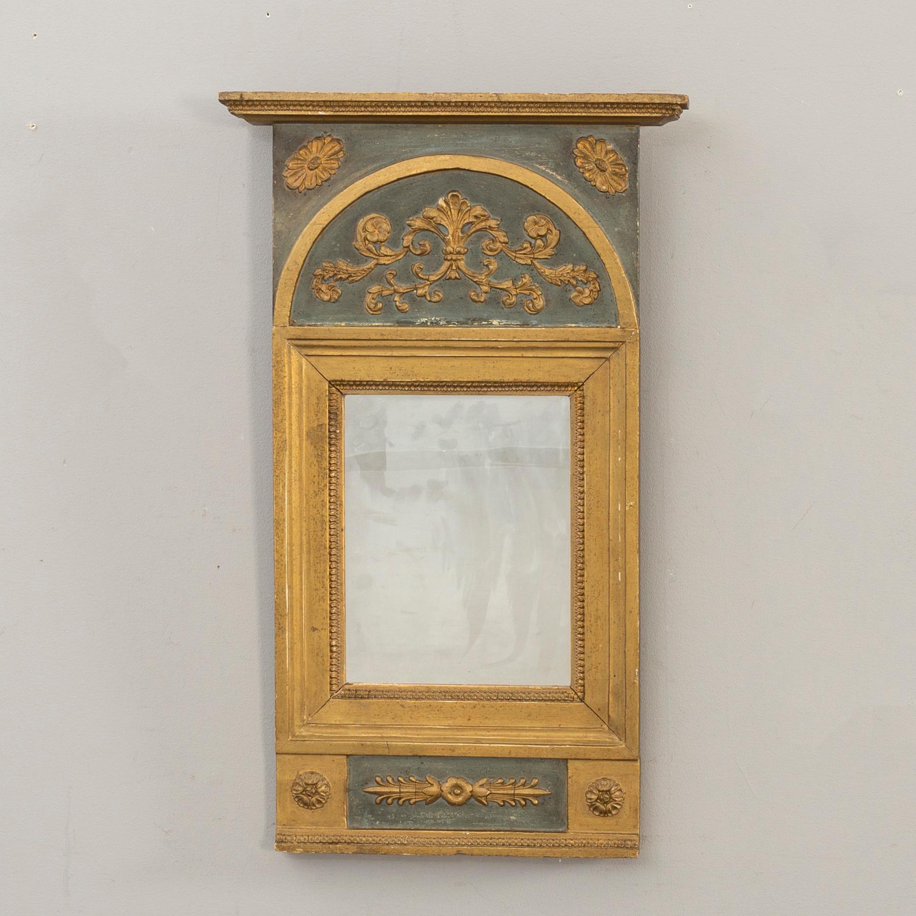 SPEGEL, empire signerad O Frisk (Olof F Stockholm 1795-1870).