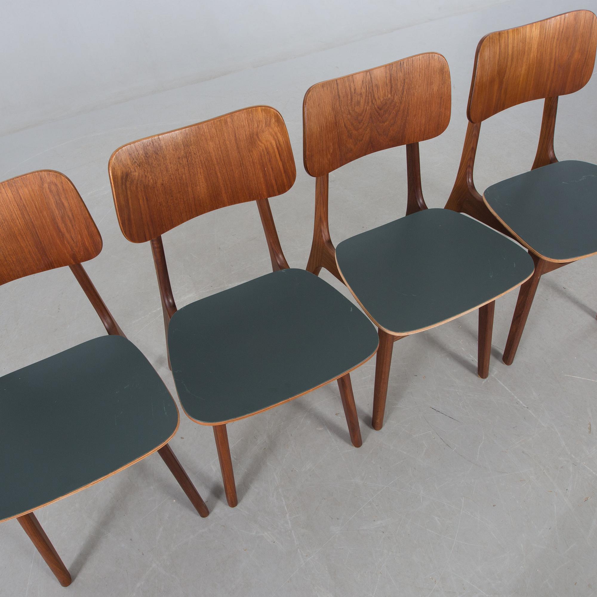 STOLAR, 4 st. Louis van Teeffelen, för Wébé, 1960-tal.