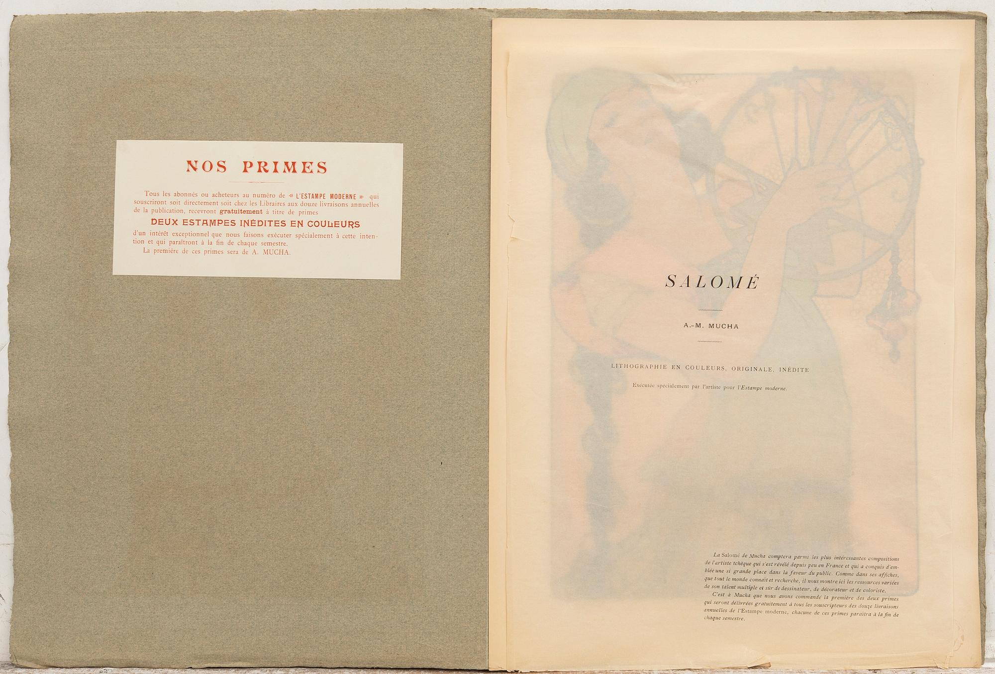Alphonse Mucha, "Salomé".