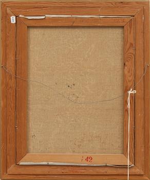 GRETA TURÉN, olja på duk, signerad och daterad- 57.