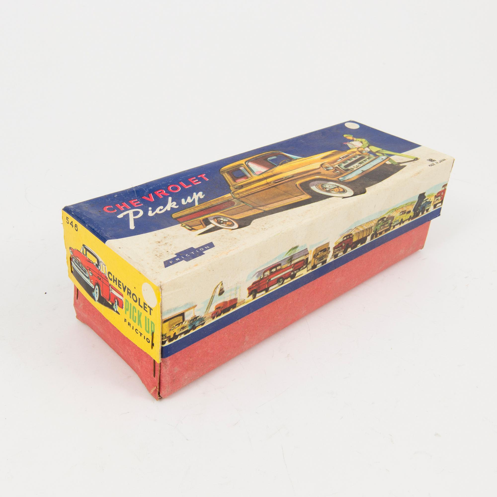 A tinplate Bandai "Chevrolet Pick up", Japan, 1960s.