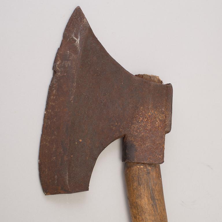 A Swedish iron axe from Wira Bruk, late 19th century.