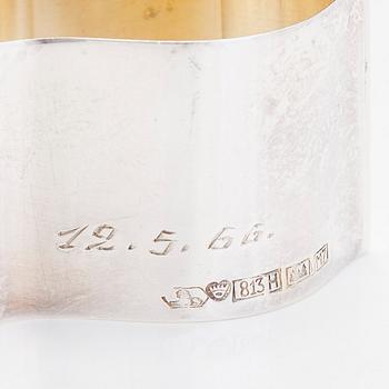 Bestickuppsättning, 158 delar, silver, "Chippendale", Auran Kultaseppä oy, Åbo, och Kultakeskus, Tavastehus 1962-66.