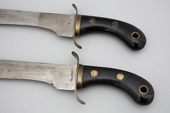 FASKINKNIVAR, 2 st, Sverige, m/1848.