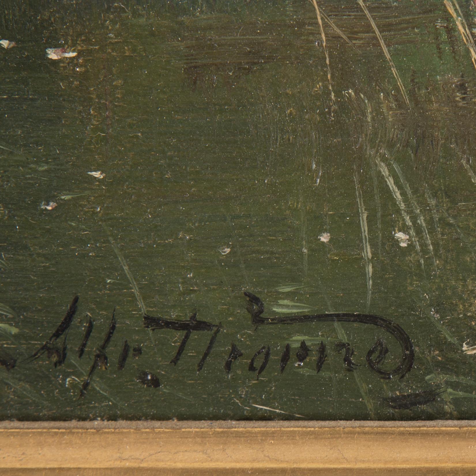 ALFRED THÖRNE, oil on canvas, signed.