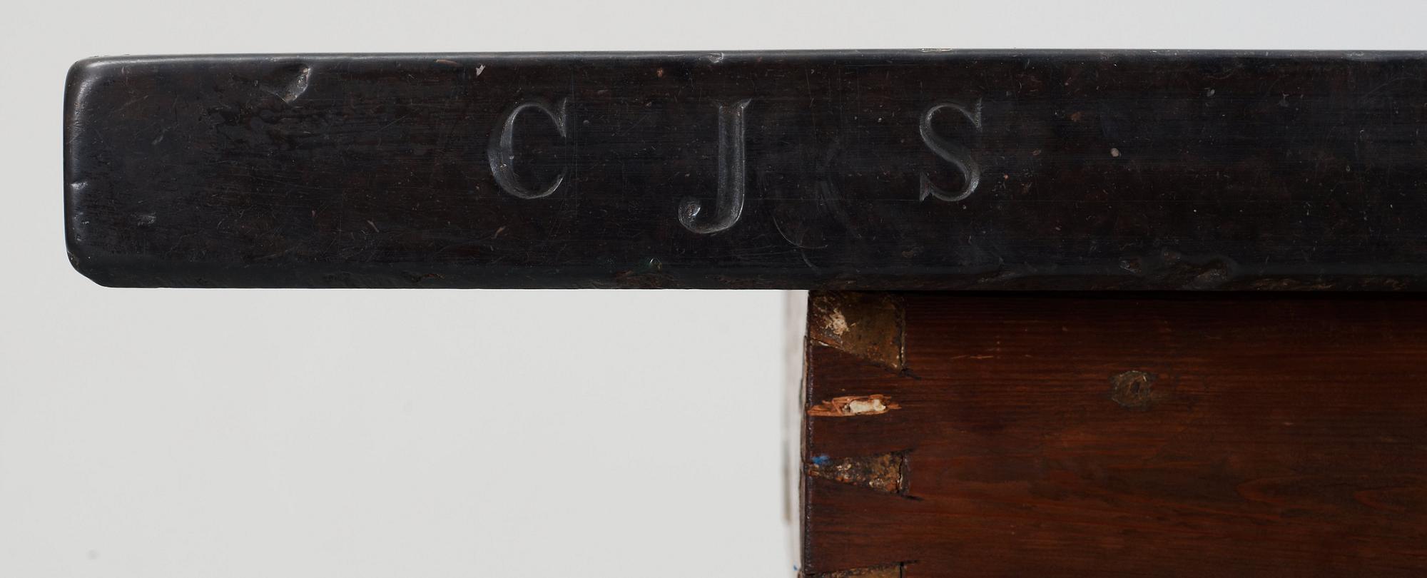STENBORD. Skåne, daterat 1858.