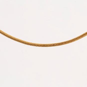 GOLDCHAIN 18K gold, Baleastra, 6,5 g, 38 cm.