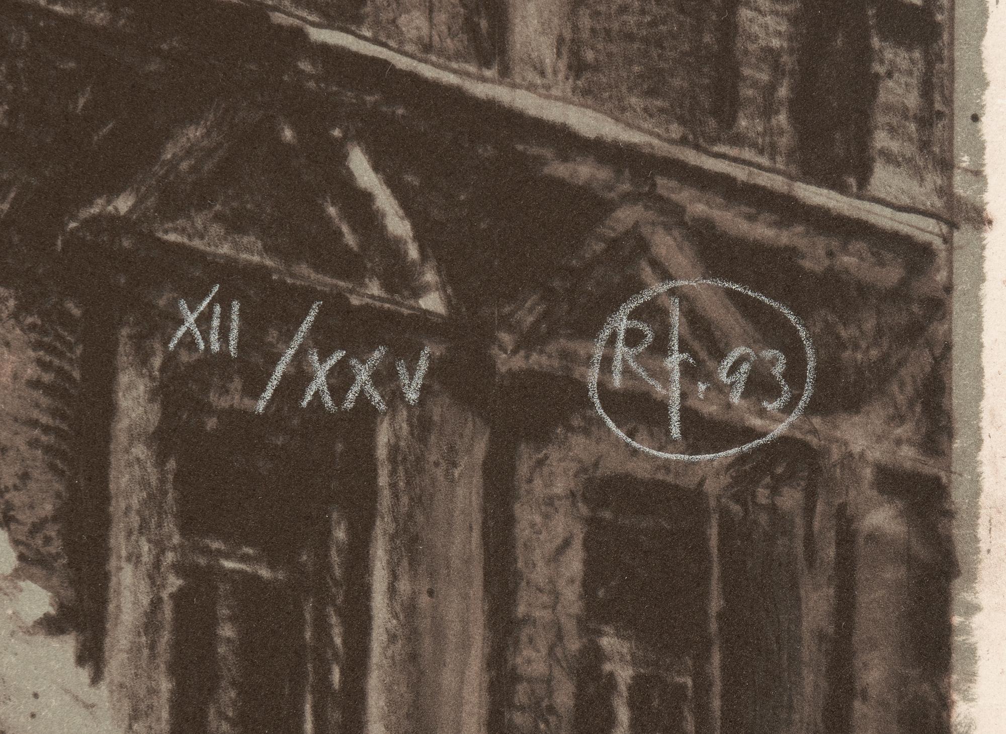 Roj Friberg, färglitografi, monogramsignerad, numrerad XII/XXV och daterad -93.