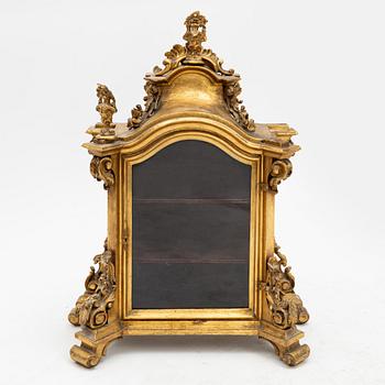 A small display cabinet, southern Europe, 18th century.