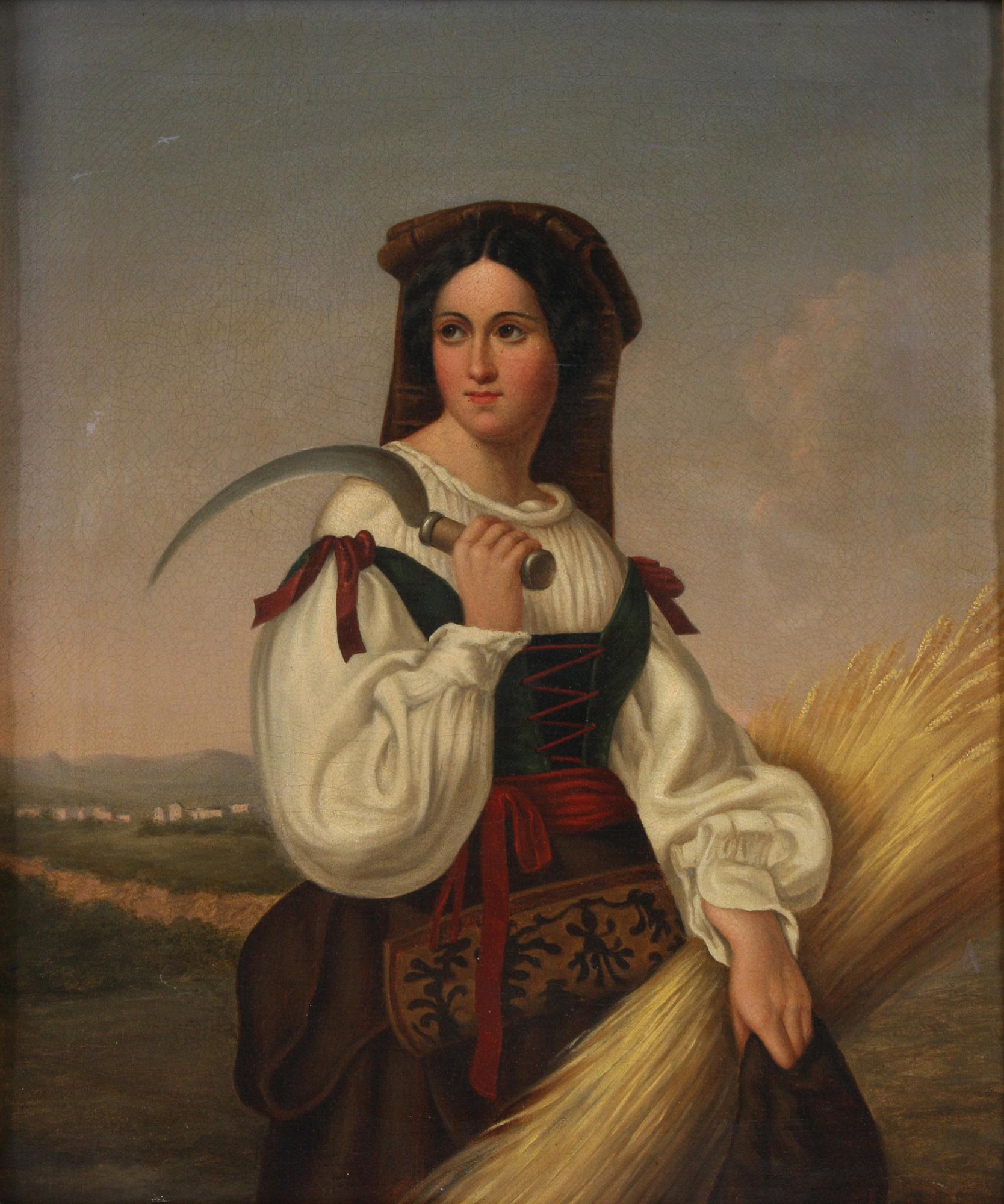 OKÄND KONSTNÄR, troligen rysk, olja på duk, 1800-tal.