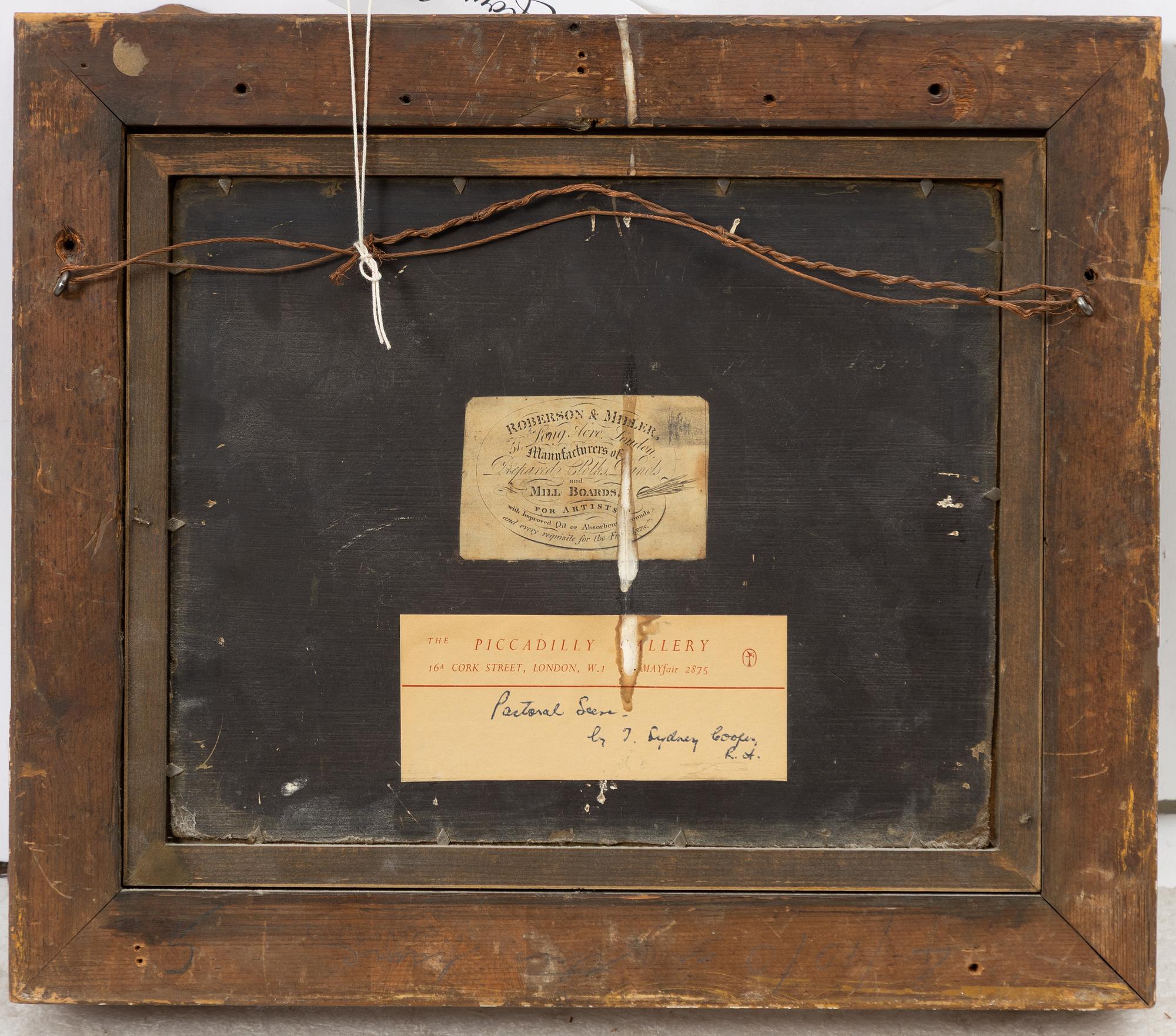 Thomas Sydney Cooper, Landscape with cows and figures.