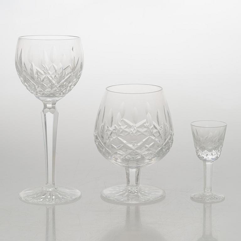 A 142-piece glass set, crystal, Waterford 1960s/1970s.