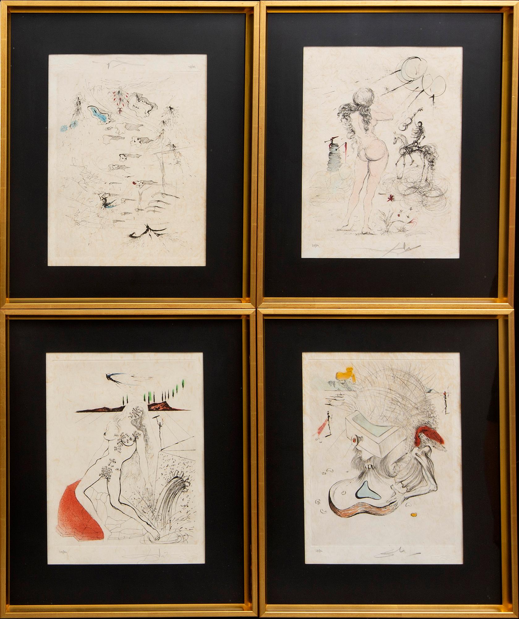 Salvador Dalí, 10, signed, numbered 38/50.