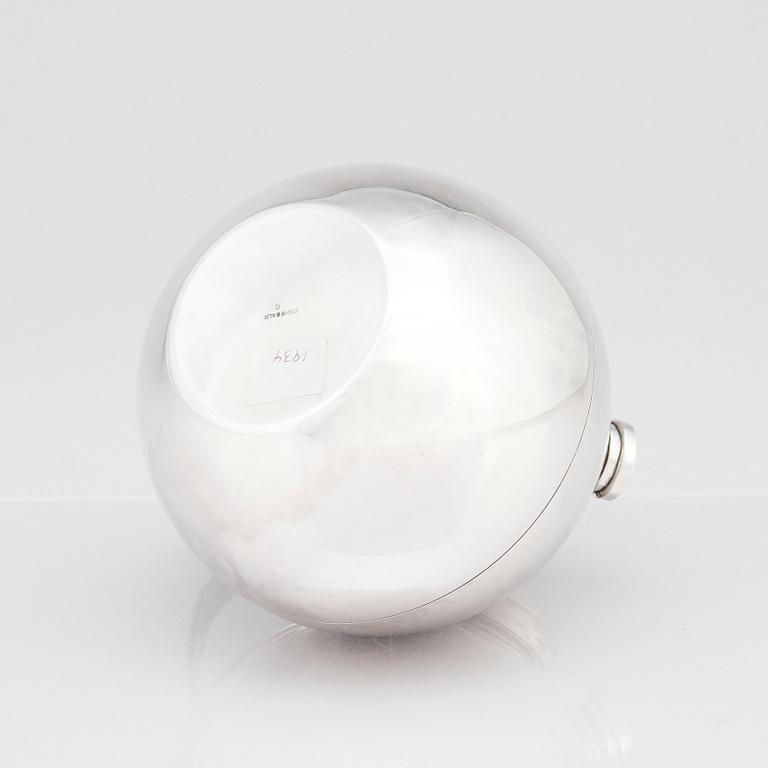 Sylvia Stave, cocktailshaker/barblandare, modell 3547, C.G. Hallberg, Stockholm 1930-tal. Formgiven år 1934.