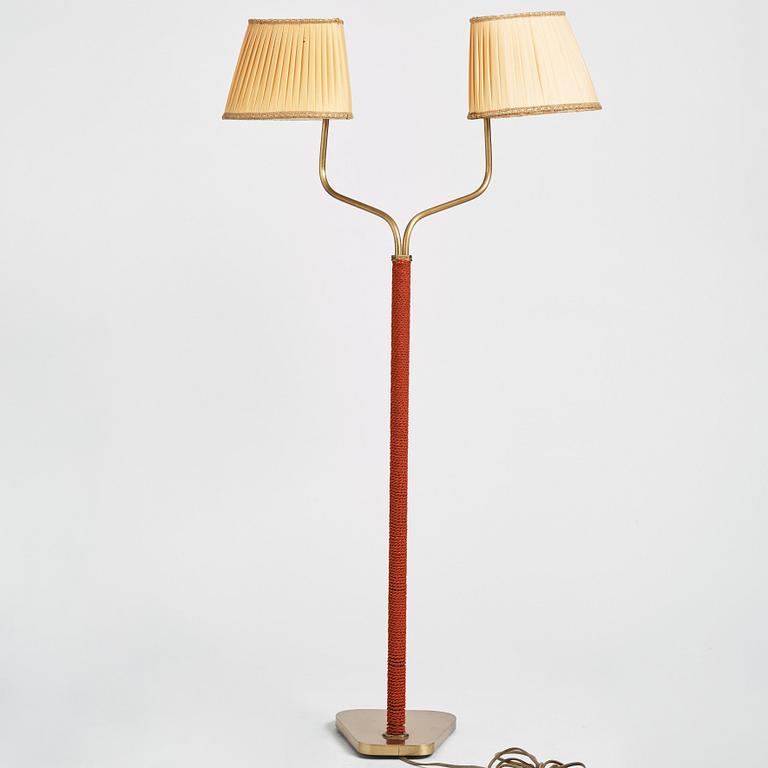 A Swedish Modern floor lamp, 1940-50s.