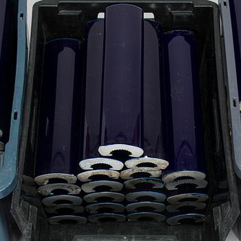 Alvar Aalto, kakel, 83 st, tillverkare Arabia 1950-talets mitt.