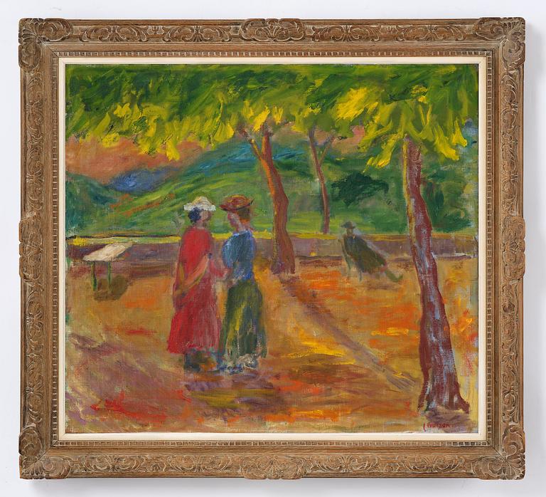 Ivan Ivarson, "Slottsplatsen i Cagnes".