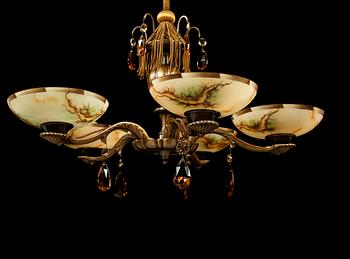 TAKLAMPA, 1900-talets första hälft, höjd ca 55 cm.