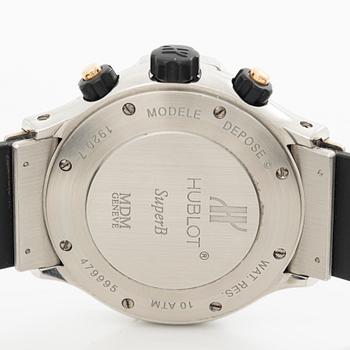 Hublot, MDM, Super B, chronograph, wristwatch, 42 mm.
