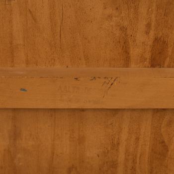 Alvar Aalto, a birch serving trolley made by Aalto Design, Hedemora Sweden 1945-56, on license on behalf of Artek, Finland.
