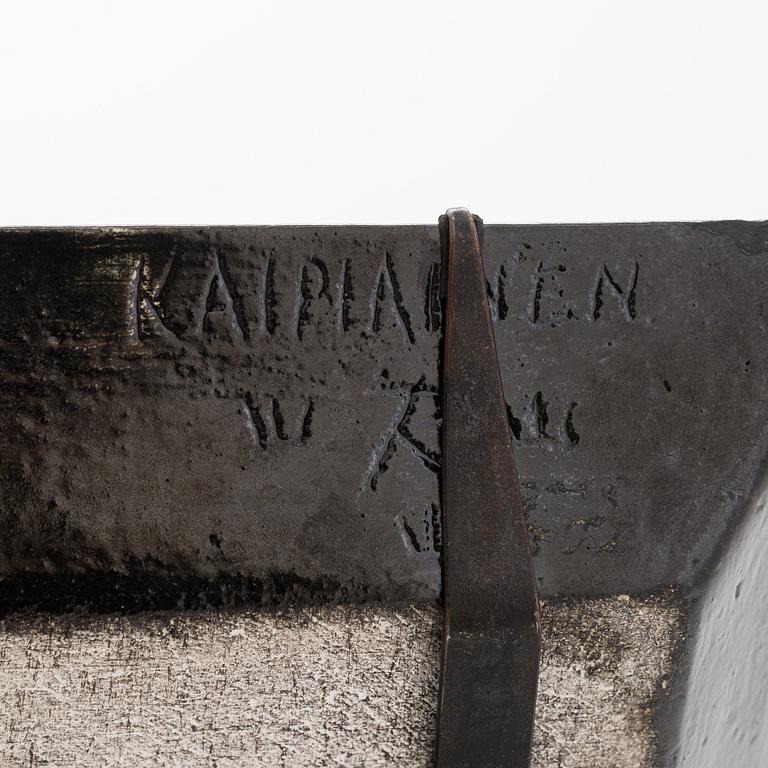 Birger Kaipiainen, a stoneware relief signed Kaipiainen Rörstrand.