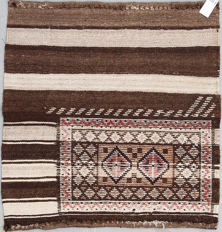 SALTSÄCK/KELIM, semiantik, persisk, ca 96x92 cm.