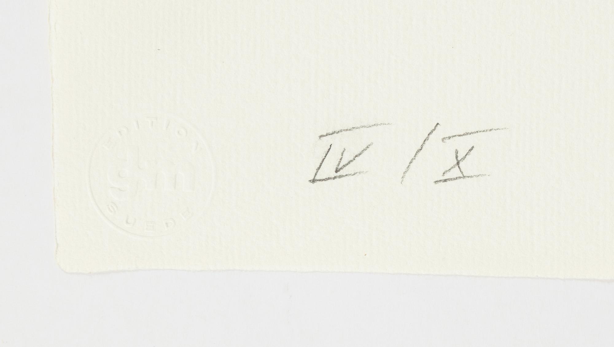 Raul Meel, portfolio with 6 silkscreen in colours, 1989, signed IV/X.