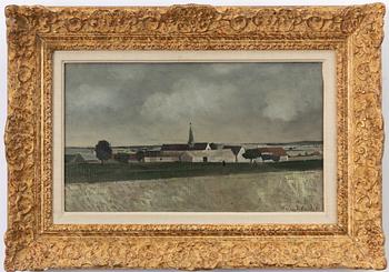 Roland Oudot, Landscape with a village.