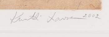 Kuutti Lavonen, soft-ground, aquatint, signed and dated 2002, numbered 57/60.