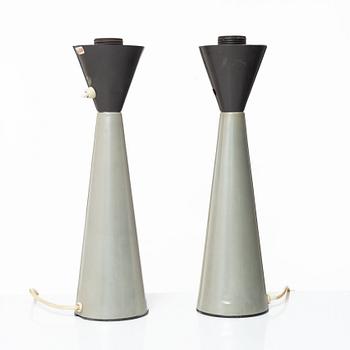 Bo Råman, bordslampor, ett par, modell "E1298", ASEA.