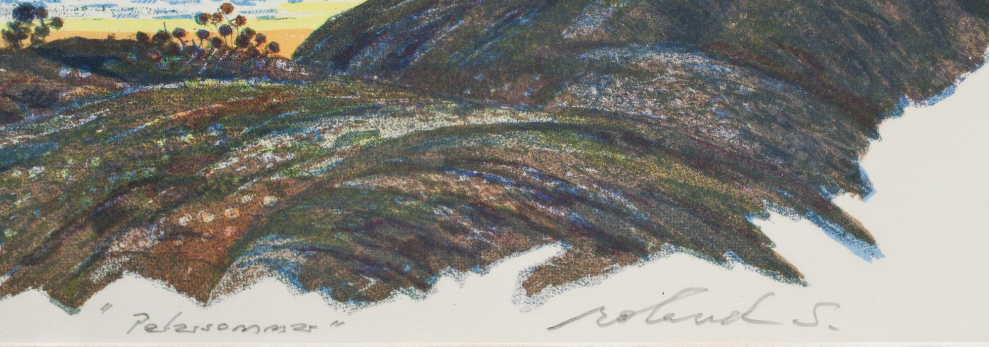 ROLAND SVENSSON, färglitografi, sign o numr H.C XIX/XXX.